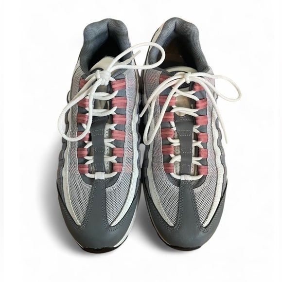 Nike Other - Nike AirMax 95 Vast Grey Red Stardust Lace Up Sneakers Tennis Shoes Mens 8.5